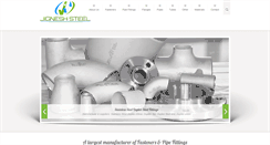 Desktop Screenshot of jigneshsteel.com